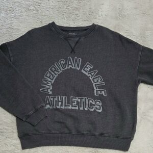 American Eagle Outfitters lived in Dark Gray Crewneck Sweater size M